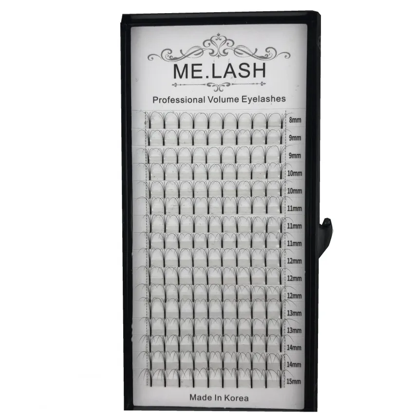 Wholesale 10 Trays/Lot 3D 4D 5D Premade Fans Popular Long Stem 0.10mm Russian Volume Eyelashes Saving Time 3D Faux Mink Lashes