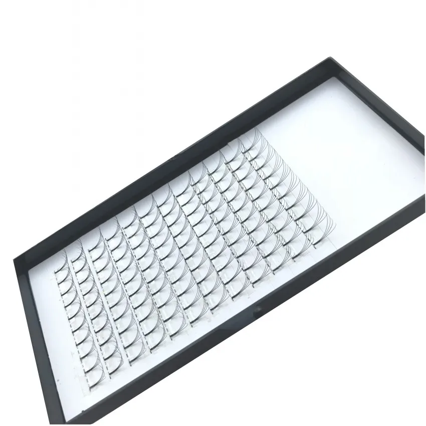 Wholesale 10 Trays/Lot 3D 4D 5D Premade Fans Popular Long Stem 0.10mm Russian Volume Eyelashes Saving Time 3D Faux Mink Lashes