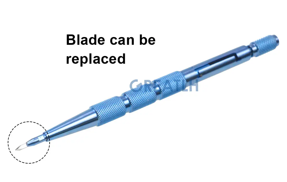Hair Transplant Implanter Pen Sapphire Blade Planting Hair Tool Hair Eyebrows Beard Planting Follicle Transplant Tool