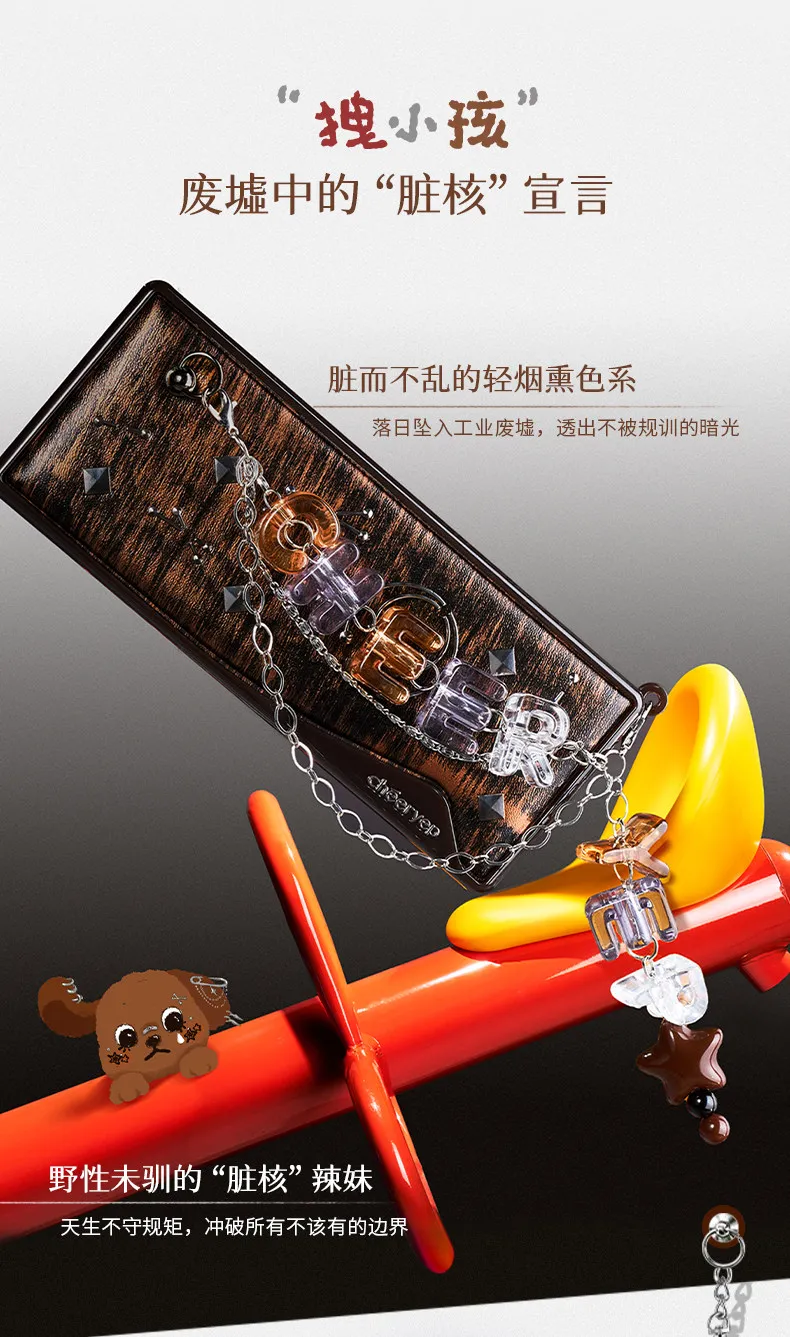 Cheeryep Qianyan 16 Color Eye Shadow Palette Pink Brown Cowboy Blue Multicolor Matte Pearl Smoky Eye Makeup Palette