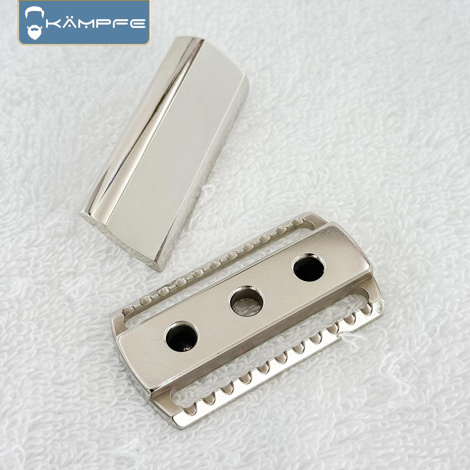 KAMPFE Men's Safety Shaver Head TC4 Titanium CNC Precision Milling Boyfriend Gift