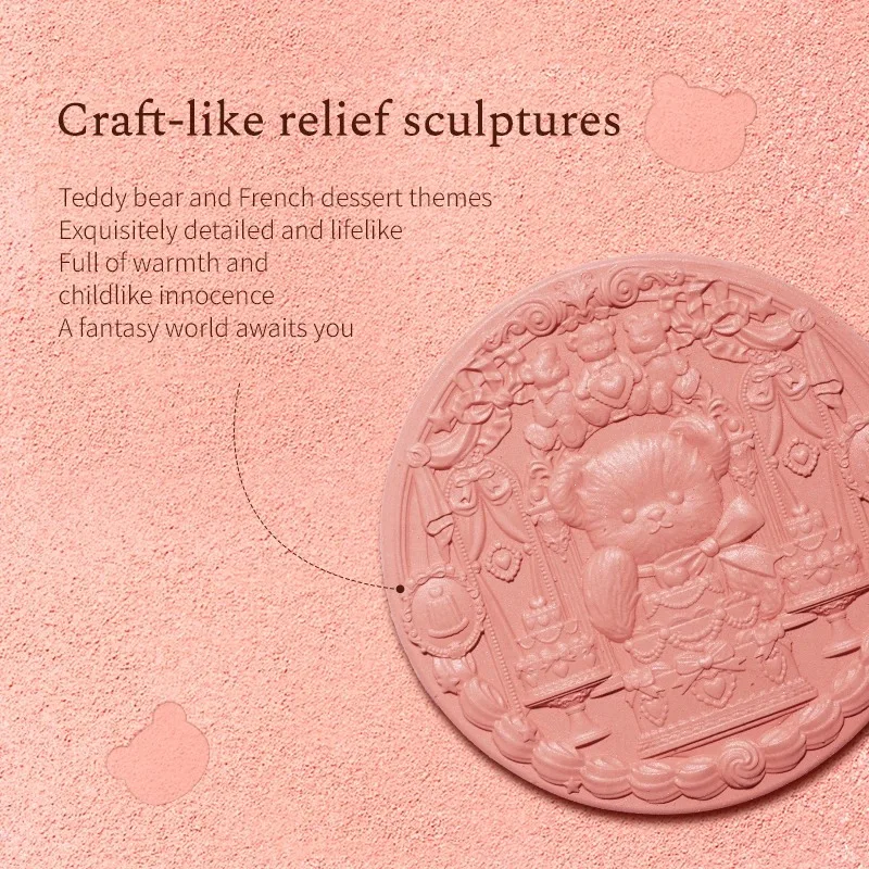 Flower Knows The Sweetie Bear Collection Coating Lip Jelly Silk Satin Blush Waterproof Long Lasting Makeup Flowerknows