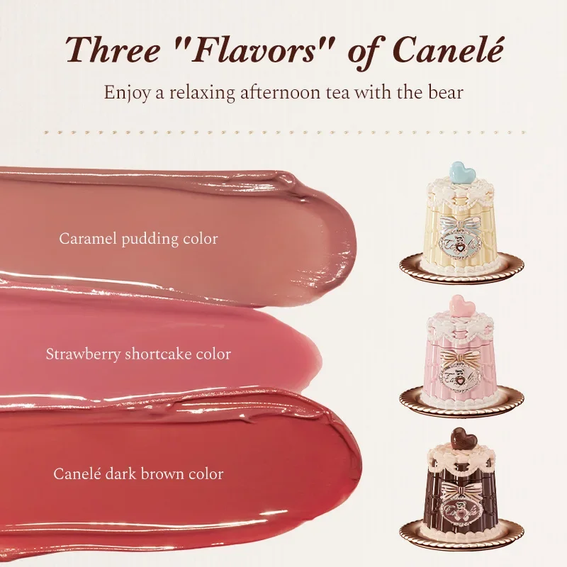 Flower Knows The Sweetie Bear Collection Coating Lip Jelly Silk Satin Blush Waterproof Long Lasting Makeup Flowerknows