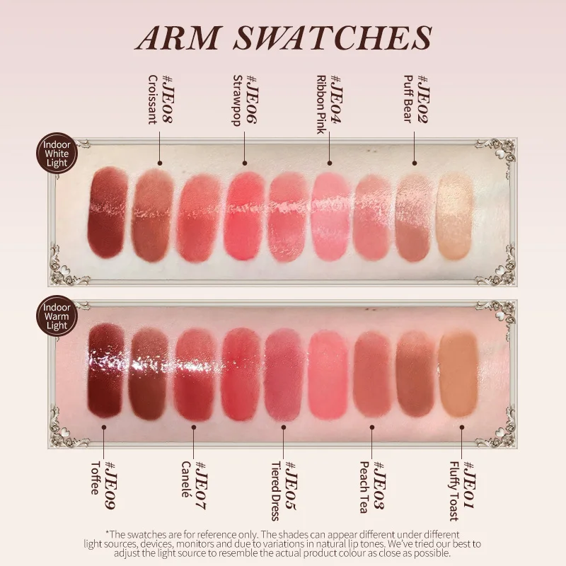 Flower Knows The Sweetie Bear Collection Coating Lip Jelly Silk Satin Blush Waterproof Long Lasting Makeup Flowerknows