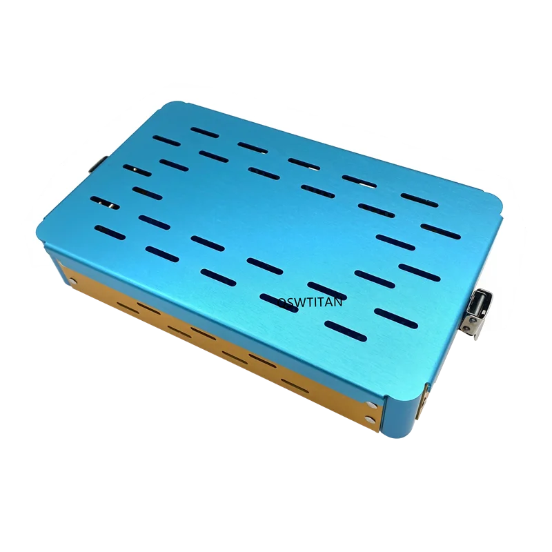Aluminium Sterilization Case For Opthalmic Dental Surgical Instrument Tools Disinfection Tray Box