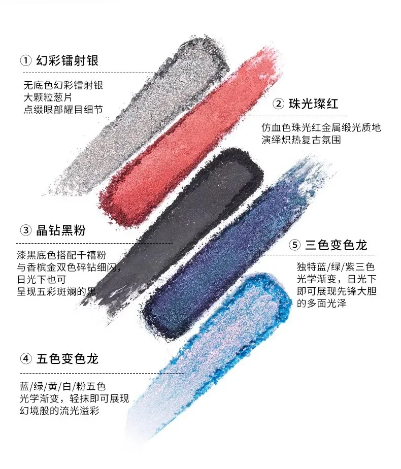 QianYan 16Colors Pink Brown Cowboy Blue Smoky Eyeshadow Christmas Multicolor Matte Pearl Eye Makeup Palette