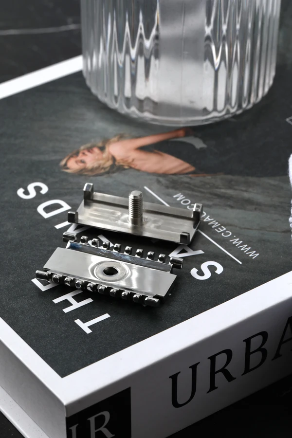 YAQI 1.50 OC Sentinel SSP (316 Stainless Steel) Polished Safety Razor Head for Men With 1.5mm Blade Gap