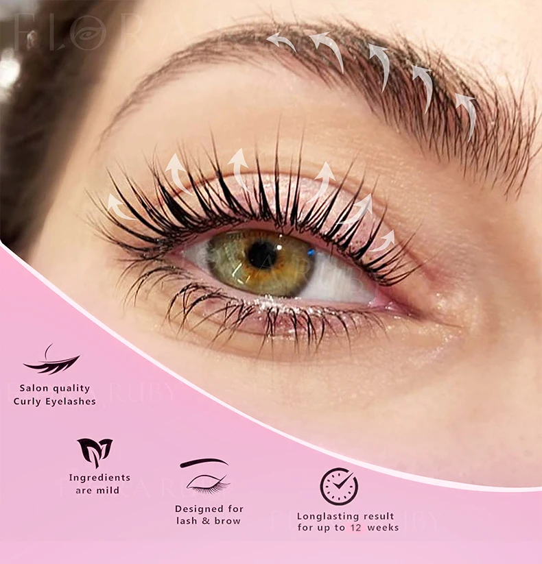 Semi-Permanent Brow or Lash Lift Kit Professional Eyelash Perm Kit Lamination Eyelash Lifting Perming Lashes Eyes Makeup