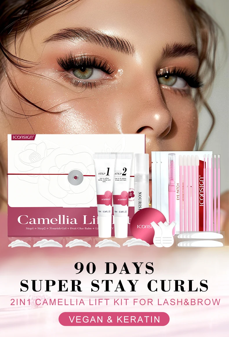 Semi-Permanent Brow or Lash Lift Kit Professional Eyelash Perm Kit Lamination Eyelash Lifting Perming Lashes Eyes Makeup