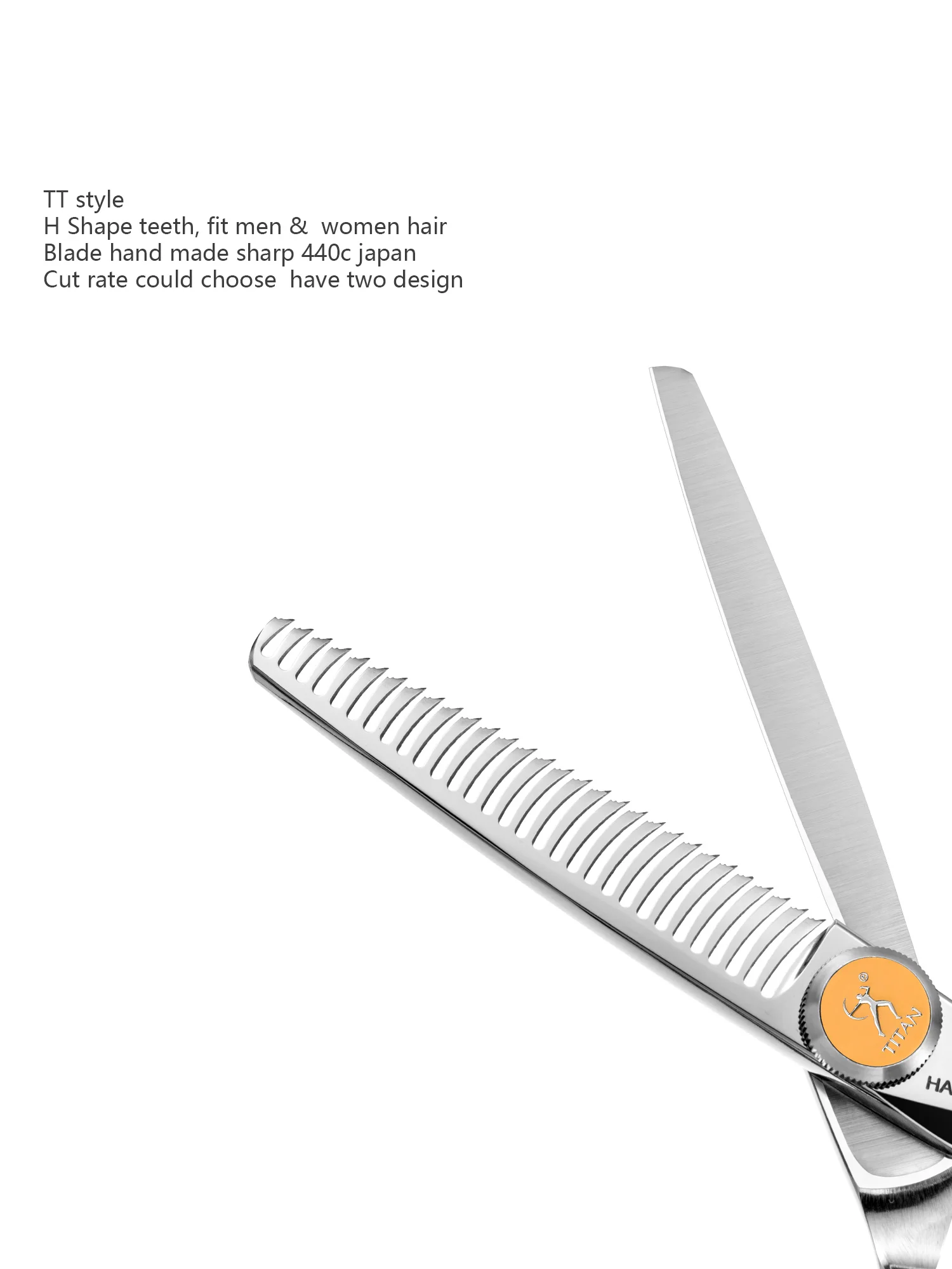 Titan Professional Hair Scissors Thinning Cutting Barber Hair Shears Scissor Hairdressing Scissors 5.5/6.0/6.5/7.0inch 440C