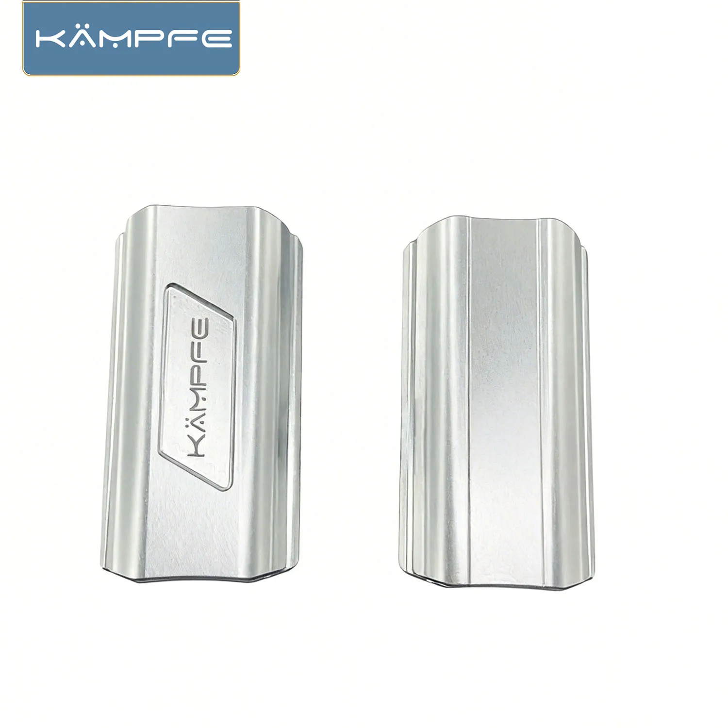 KAMPFE CNC machining Aluminum Alloy Double sided Safety Shaver Men's Gift razor for Non-slip Handle with 5 replacement blade New