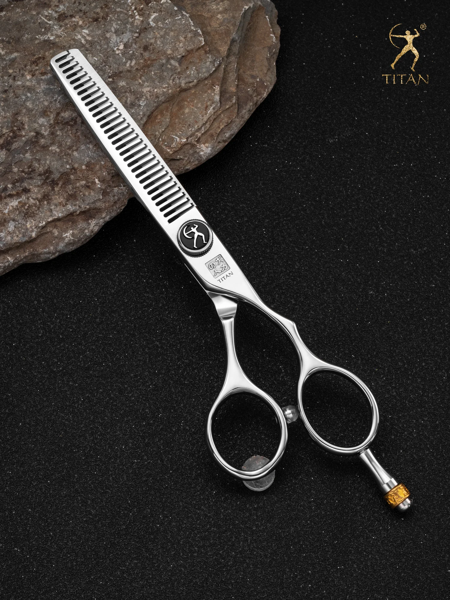 Titan Professional Hair Scissors 5.5 and 6.0 Inch Barber Scissors Cutting Thinning Scissors