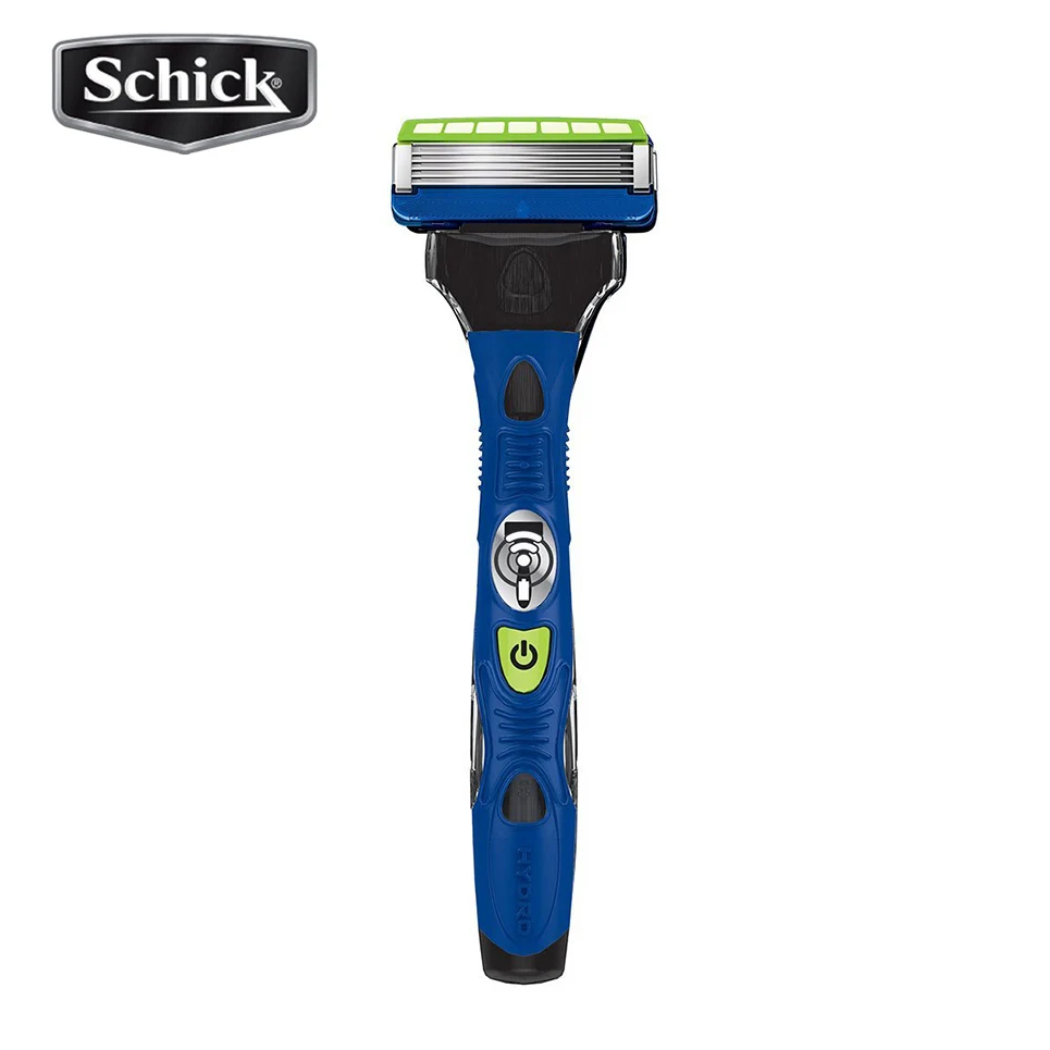 Original SCHICK Hydro 5 Razor with Electric Soothing Vibration Comfortable 5 Layer Blades Best Men Body Shaving Hair Shaver
