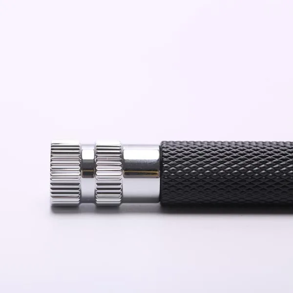 Yaqi Black and Chrome Color Brass Safety Razor Handle for Mens