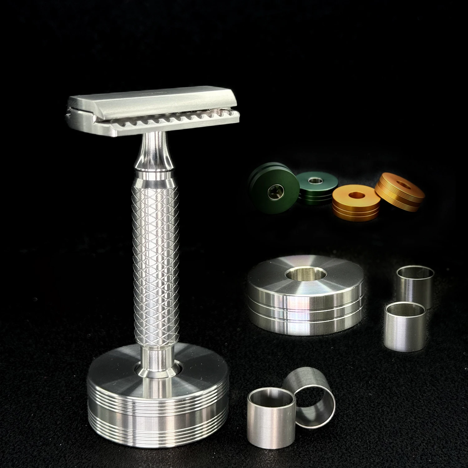 CNC Process 316L Stainless Steel Variable Diameter Shaver Base Razor Stand