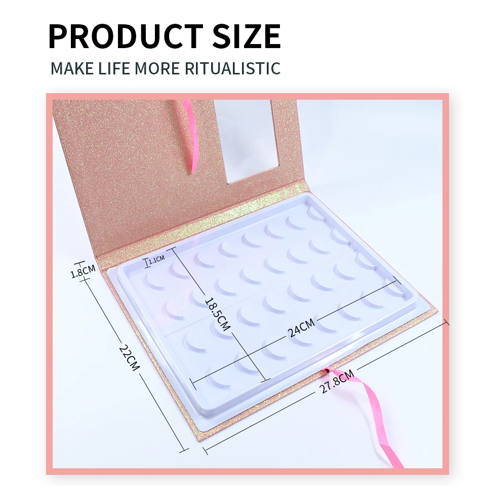 16Pairs Lash Book Bulk Wholesale Eyelash Packaging Box Lashes Sample Display Lash Cases