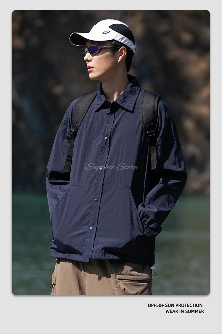 Pet Beautician Work Uniform Groome Summer Functional Workwear Sunscreen Clothing Couple Outdoor Lightweight Unisex Long Sleeves