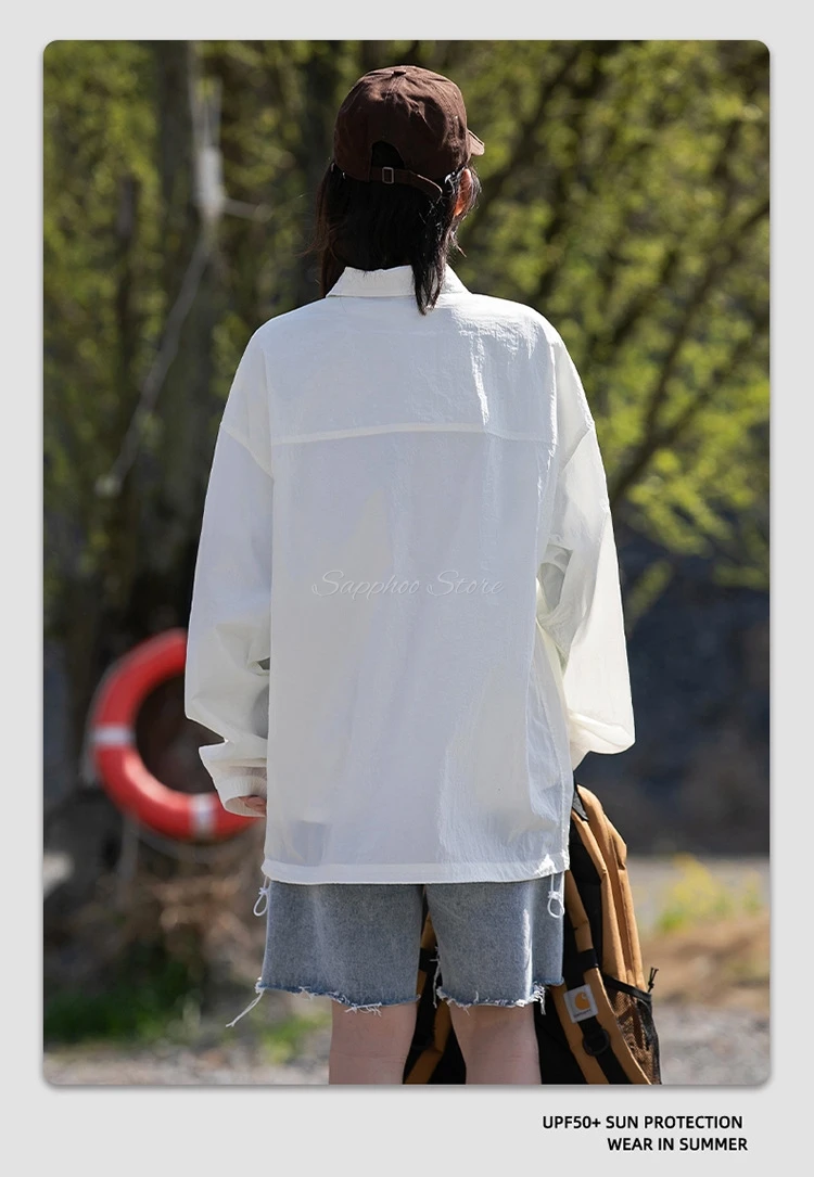 Pet Beautician Work Uniform Groome Summer Functional Workwear Sunscreen Clothing Couple Outdoor Lightweight Unisex Long Sleeves