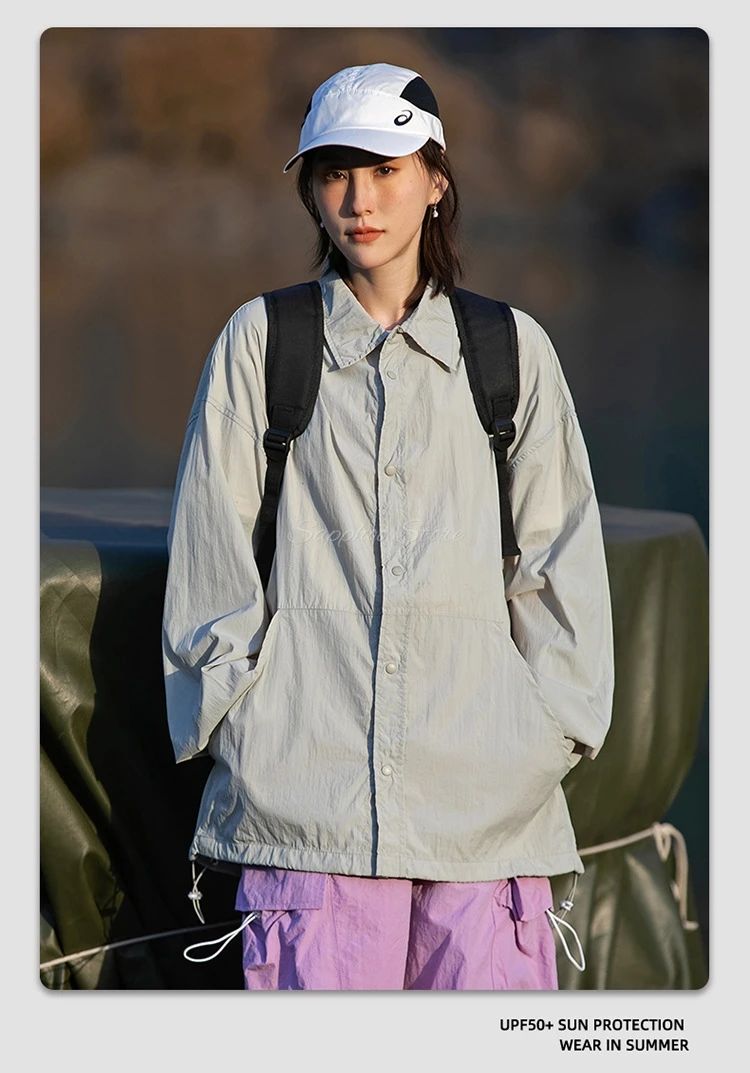 Pet Beautician Work Uniform Groome Summer Functional Workwear Sunscreen Clothing Couple Outdoor Lightweight Unisex Long Sleeves