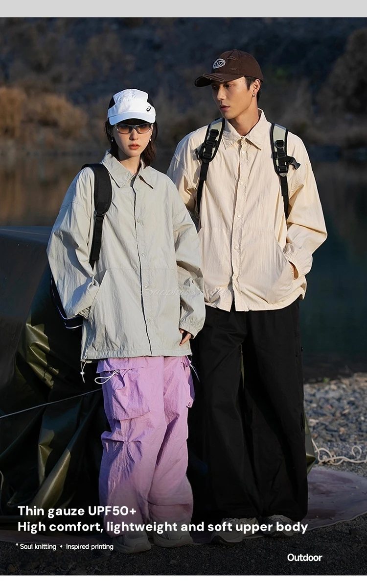 Pet Beautician Work Uniform Groome Summer Functional Workwear Sunscreen Clothing Couple Outdoor Lightweight Unisex Long Sleeves
