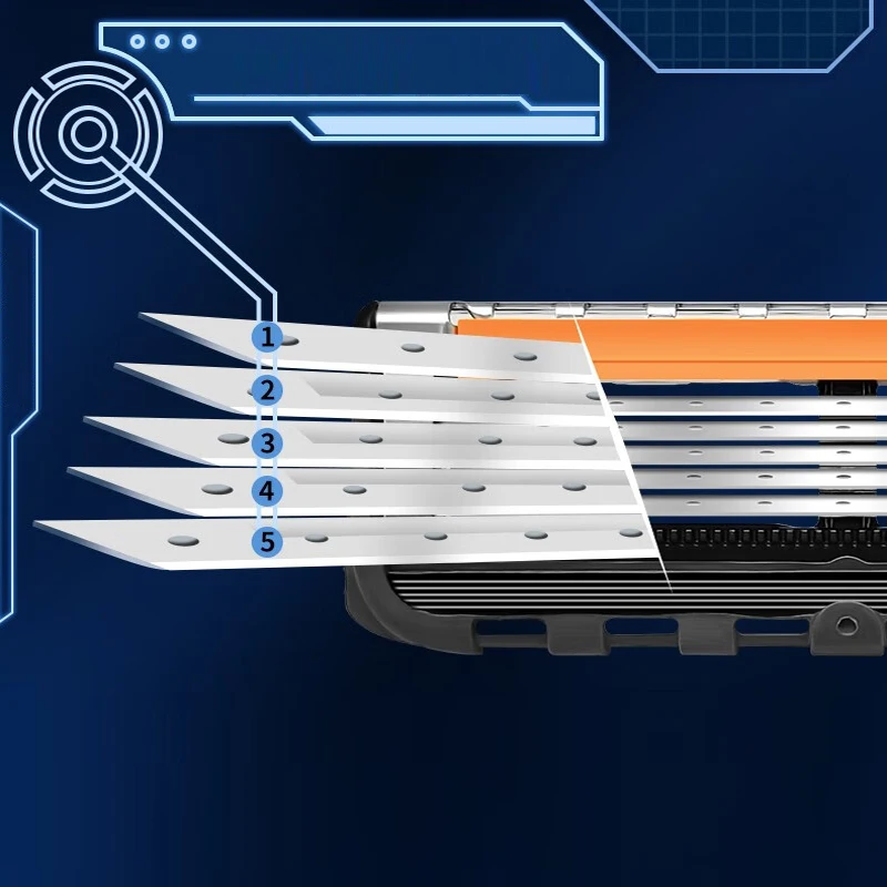 Gillette Proglide Blade 5 Layers Manual Safty Razor Blades Original Brand Shave Facial Beard Shaver Blades Men's Shaving Machine