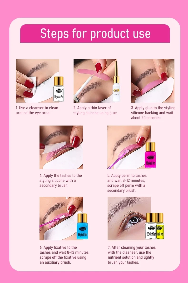 1 PC Professional Eye Lash Lift Curling 99 Eyelash Perming Kit Lash Lifting Lamination Beauty Salon Perm Makeup Tools Adhesive