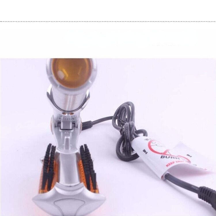 Hair Curling Iron Max 2-Way Rotating Hair Curler 2 In 1 Electric Heating Straightening Hair Curler Brushes Instyler Professional