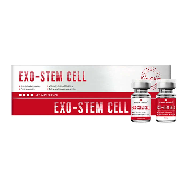 Exo Exomas Pdrn Stem Cell Serum for Face Collagen SkinBooster Repair Essence Facial Anti-wrinkle care 7ML*3Vial+100mg*3Vial