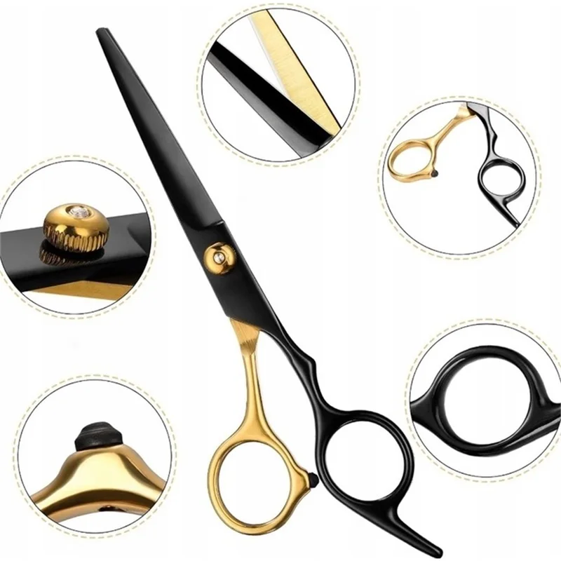 Hair Scissors, High-Quality Steel Cutting Set, 11 Pieces