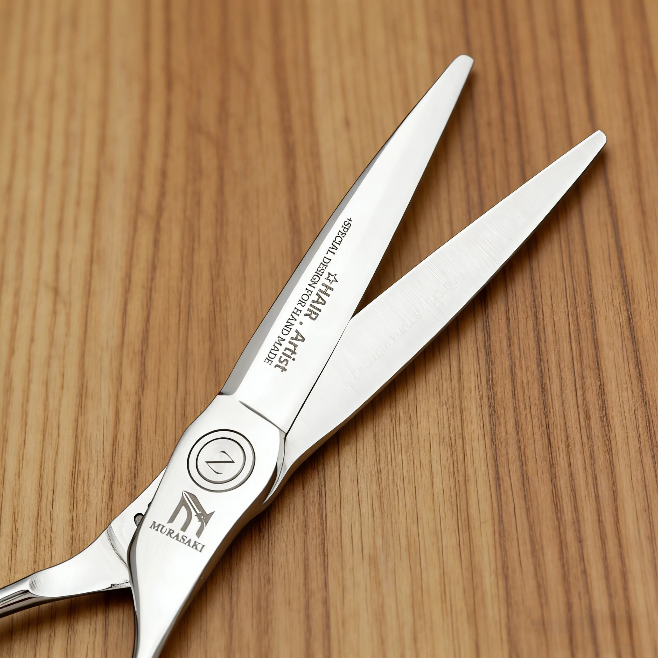 MURASAKI 6.2 inch Hairdressing Scissors, Japanese VG10 Steel Professional Barber Shears, Salon High Quality Hair Cutting Machine