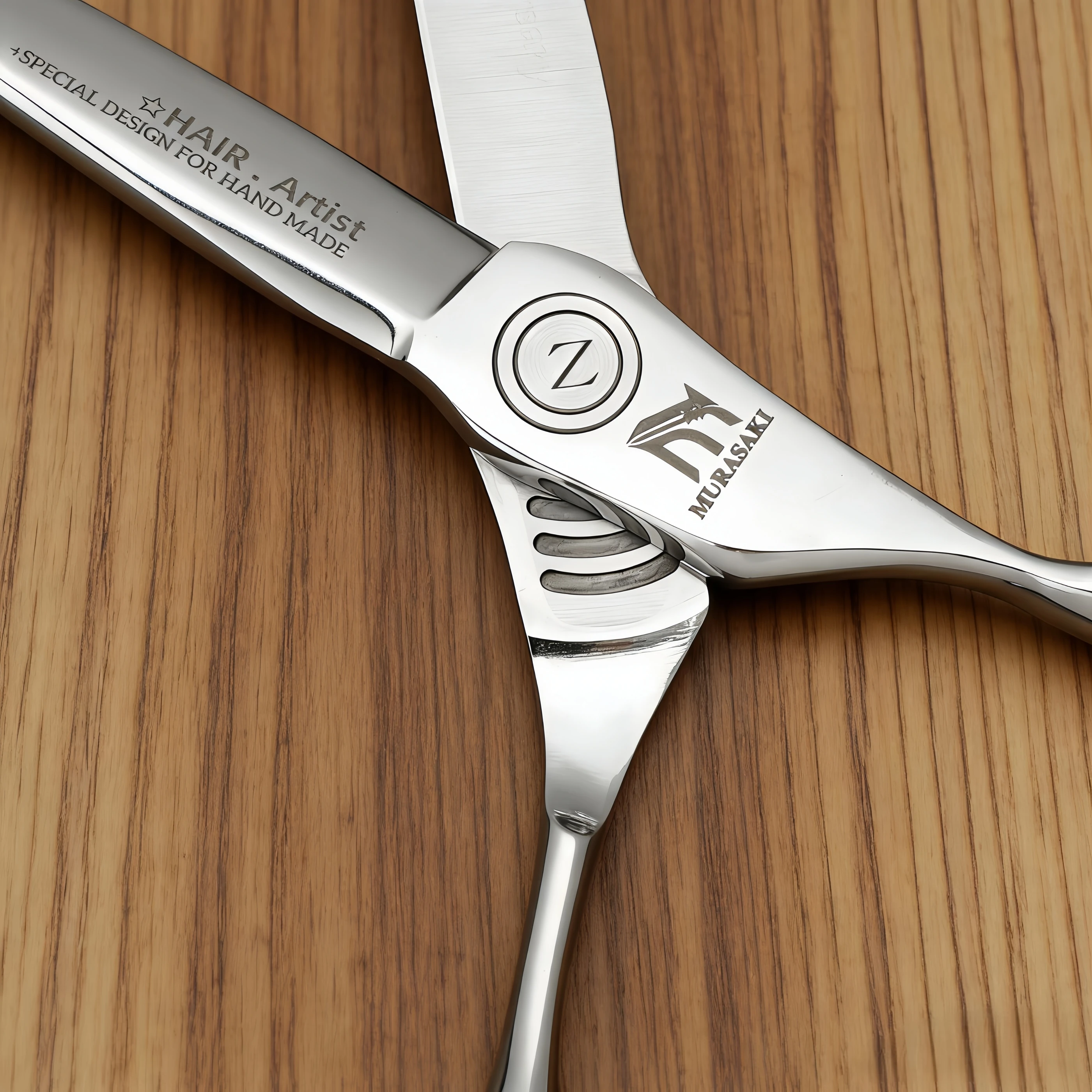 MURASAKI 6.2 inch Hairdressing Scissors, Japanese VG10 Steel Professional Barber Shears, Salon High Quality Hair Cutting Machine