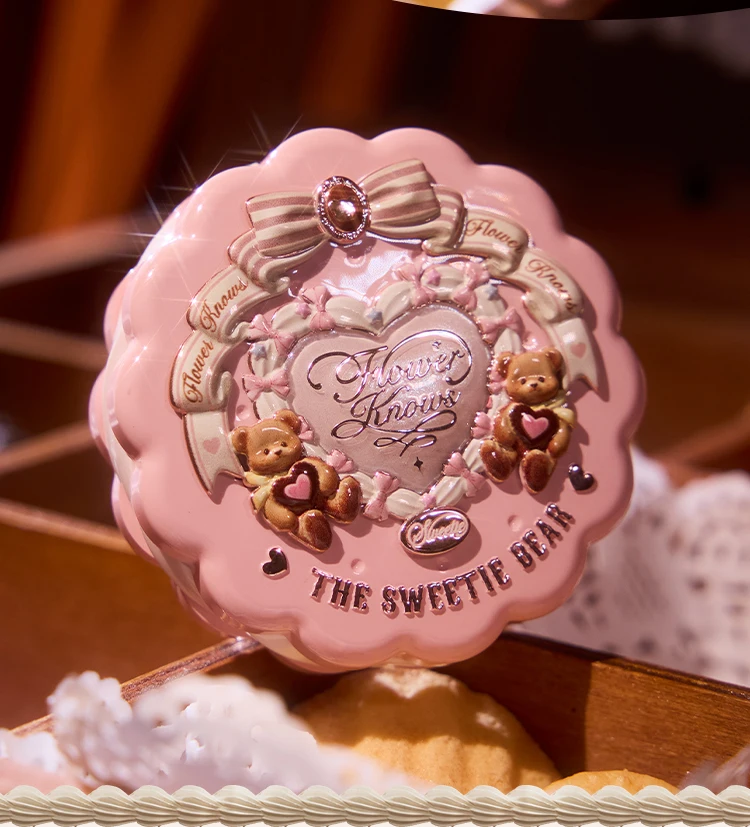Flower Knows The Sweetie Bear Collection Silk Satin Blush