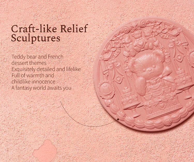 Flower Knows The Sweetie Bear Collection Silk Satin Blush