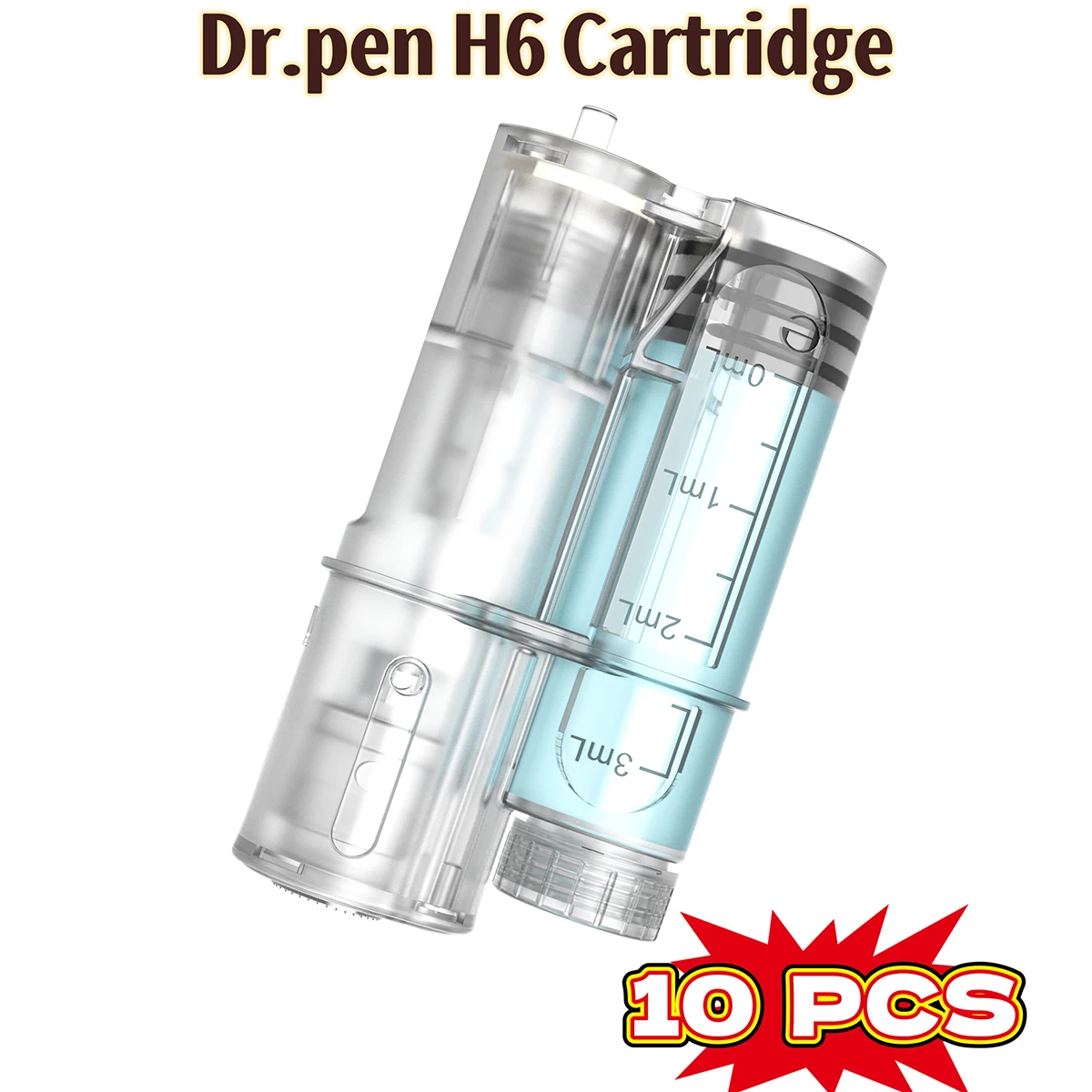 10 pcs Dr Pen H6 Cartridge Needle Cartridge Micro Needle 18Pins 36Pins 42Pins Nano Replacement Microneedling