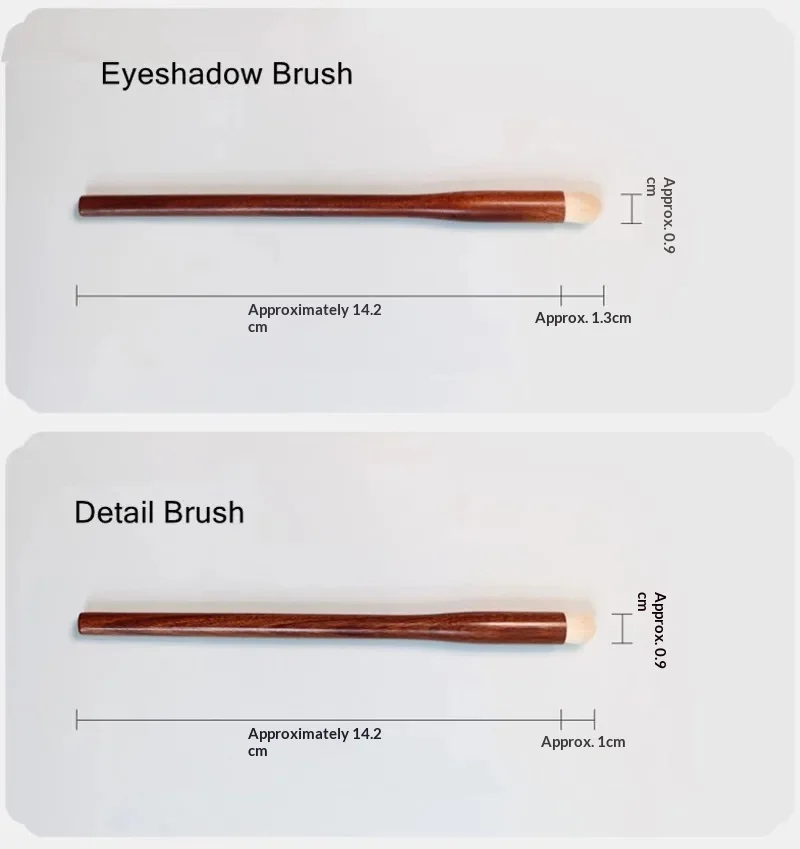 10PCS Sandalwood Makeup Brushes Set Powder Blush Foundation Blender Sculpting Eye Shadow Professional Beauty Make Up Brush