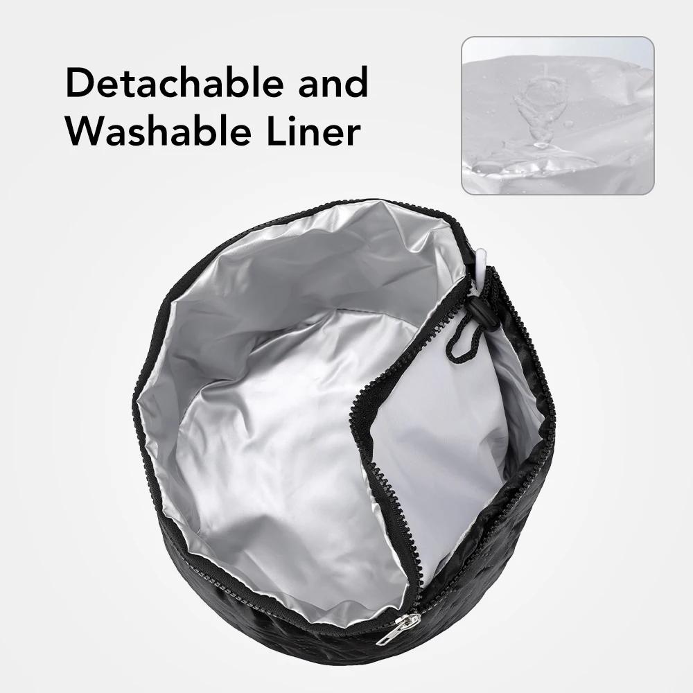 9 Temp 5 Timer PU Leather Hair Steamer Cap Waterproof Thermal Heat Cap for Home Hair Care Styling Tools Hair Care Spa Hat
