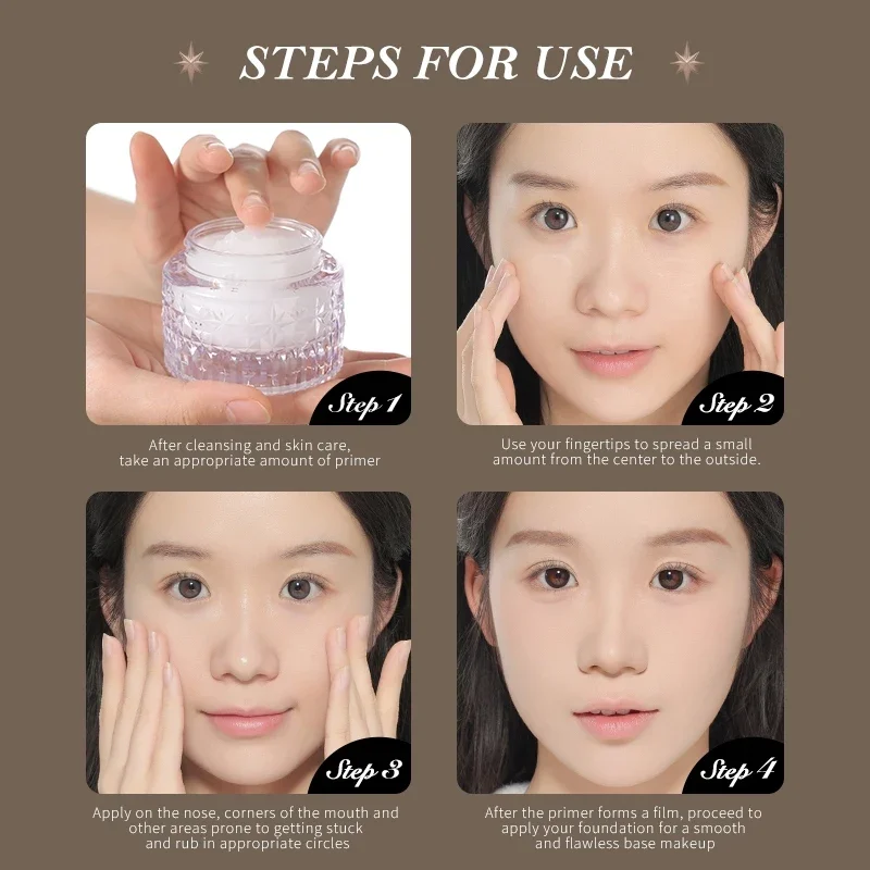 Flower Knows Little Angel Collection Dewy Hydrating Primer 50g Essence Water Gel Long-lasting Concealed pores with matte finish