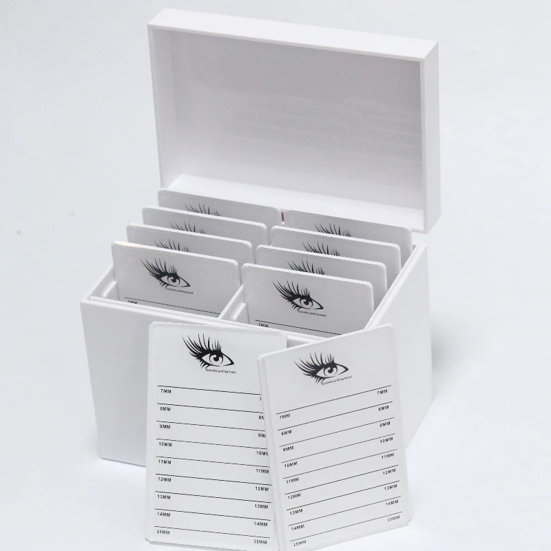 Wholesale CNKESS Wholesale Beauty Salon 10 Layers Acrylic Eyelash Extensions Storage Box Lash Tile Palette Box