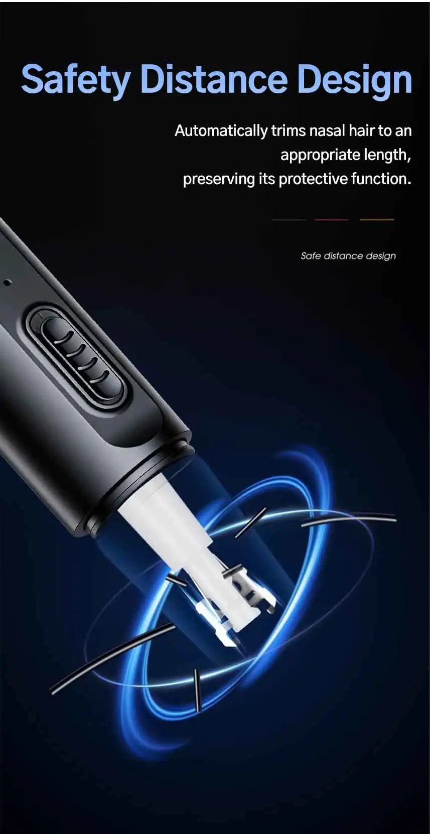 Generation-2, Nose Hair Trimmer Electric Rechargeable Nose Trimmer Men Shaver Razor Women Nose Hair Cutter Ear Trimmer