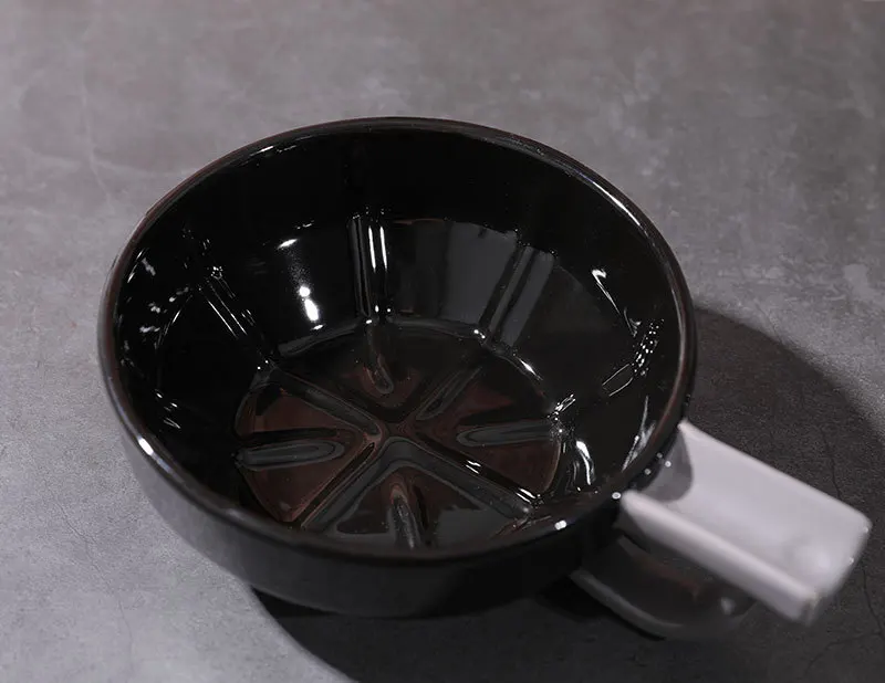 Shaving bowl Hand held foaming bowl with brush holder shaving bowl Wet shaving foam soap bowl shaving tool