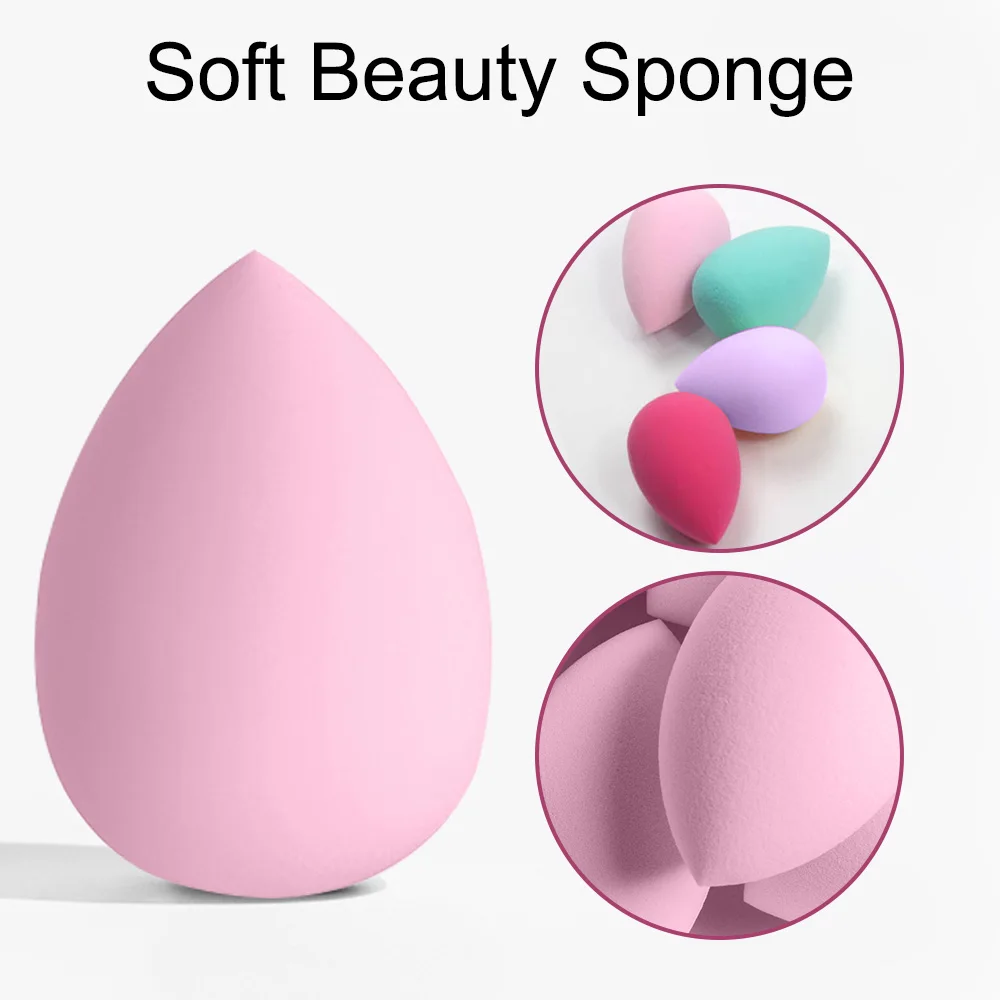 3-20PCS Makeup Brushes Set Eye Shadow Foundation Blush Highlighter Concealer Brush Female Beauty Tool Beauty Sponges Thumb Puffs