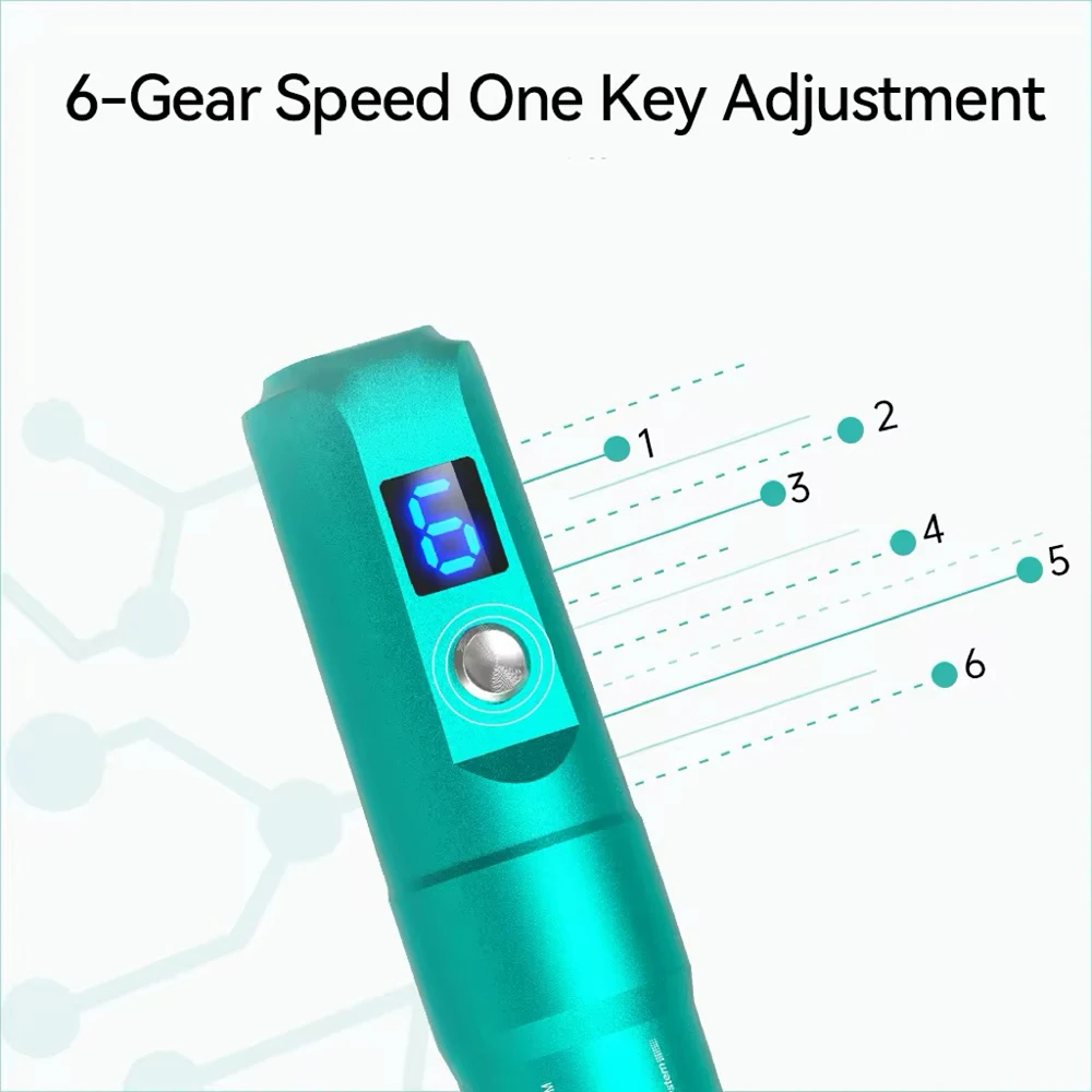 Dr.Pen A6S Original Wired Or Wireless 2 Models Derma Microneedle Pen Needle Length 0.25 MM