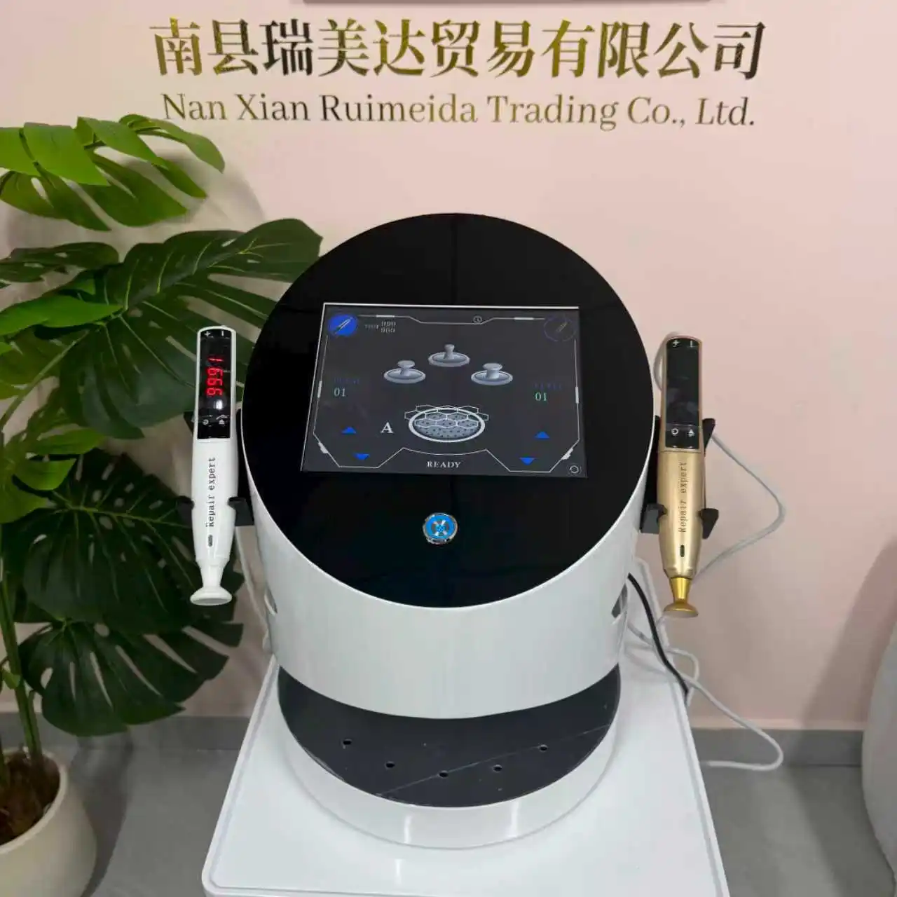 2 in 1 Ozone Gold Plasma Facial Treatment Machine Painless Efficient Skin Lifting And Freckle Removal Beauty Skin Care Device