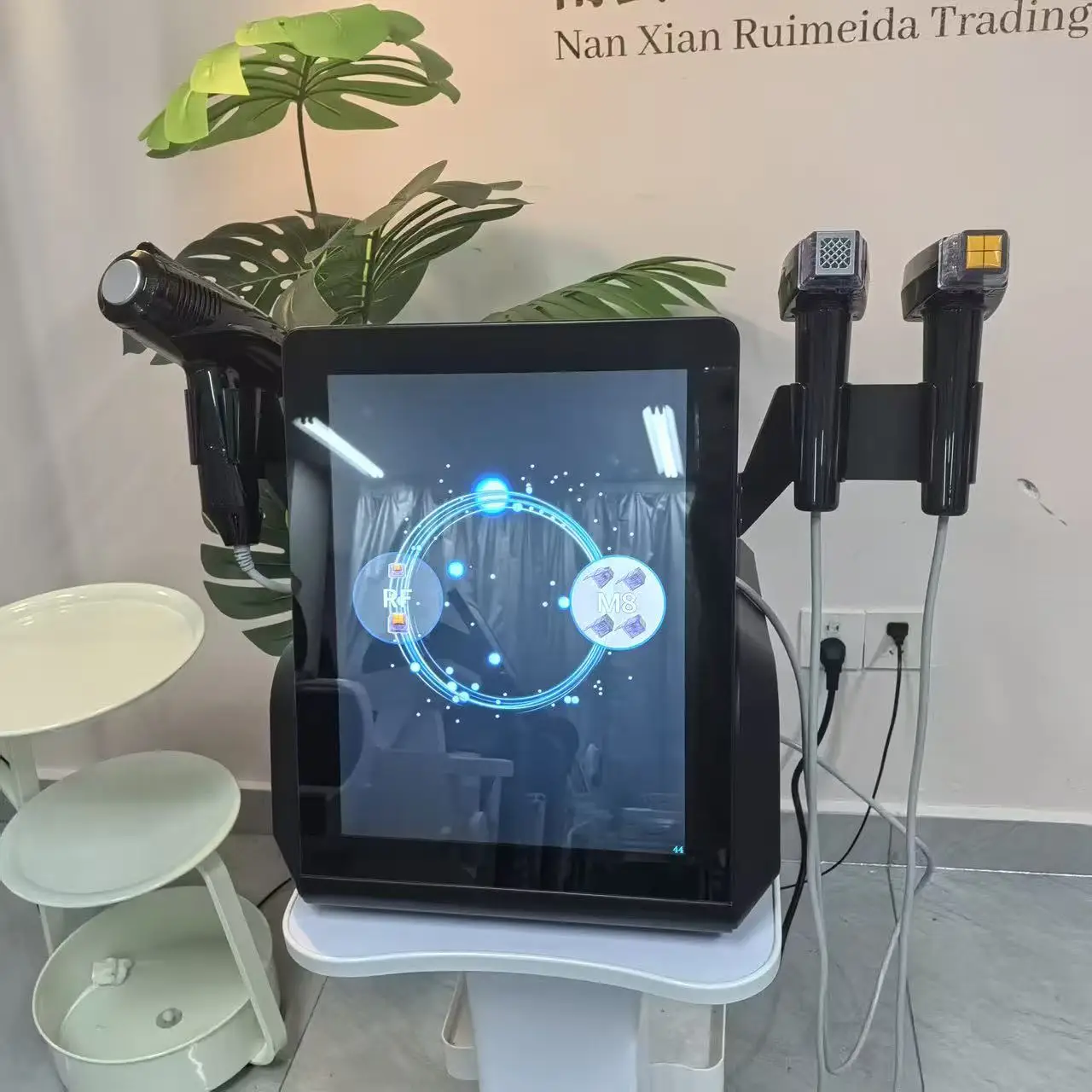 Facial Dermapen Radio Frequency Treatment Radio Frequency Collagen Regeneration Beauty Equipment Face Plug Skin Tightening