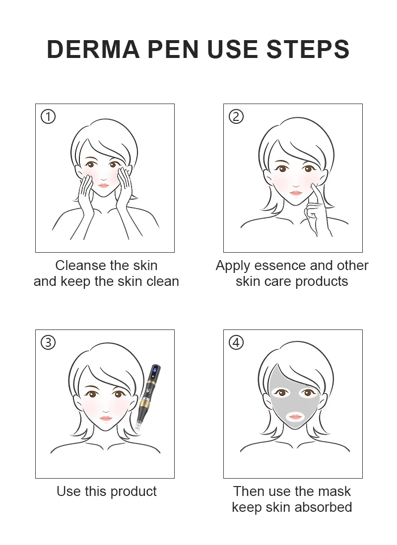 Professional Microneedling Derma Pen Build In Gift Box,Mas Pen S8/N6 Beauty Device For Sale