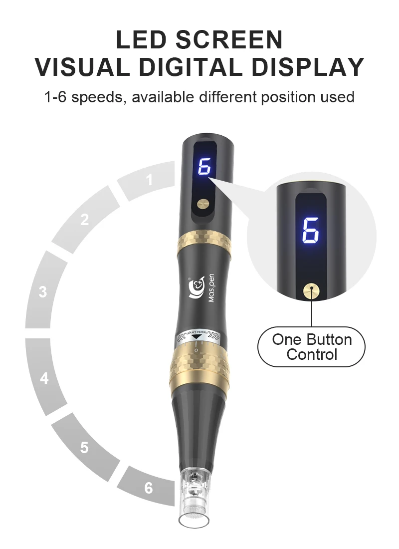 Professional Microneedling Derma Pen Build In Gift Box,Mas Pen S8/N6 Beauty Device For Sale