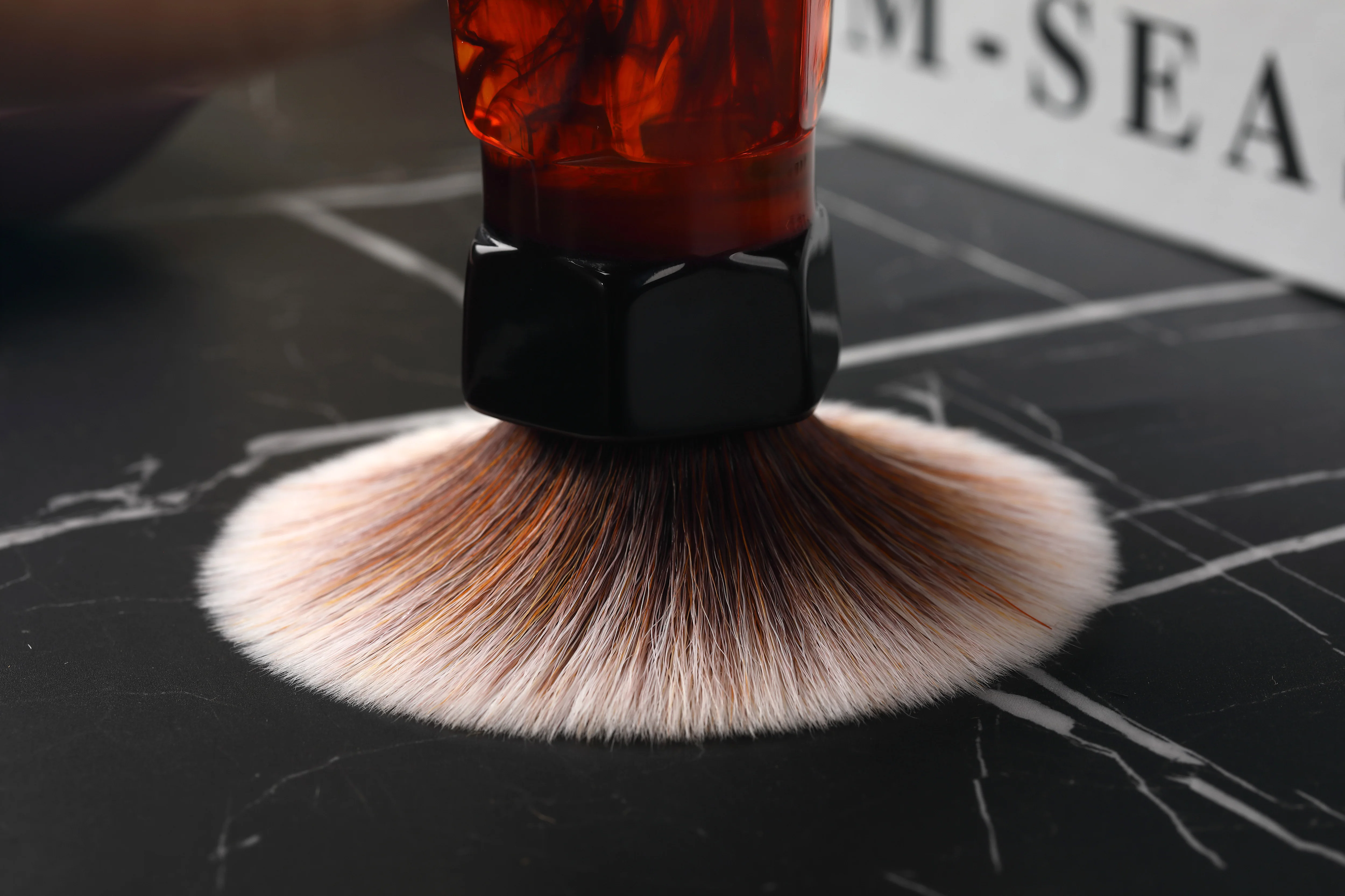 YAQI 24mm Moka Express Synthetic Hair Barbe Mens Shaving Brush