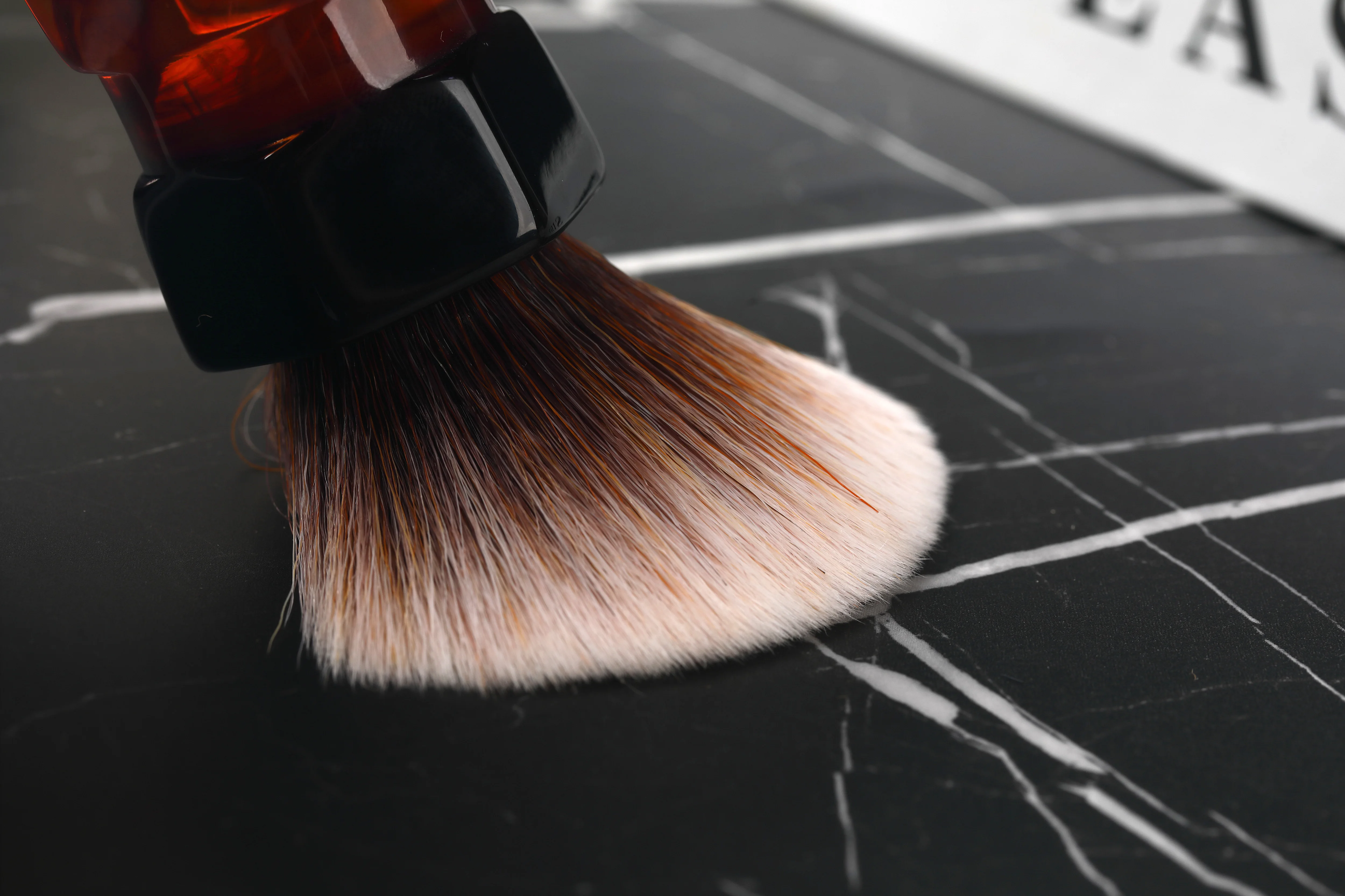 YAQI 24mm Moka Express Synthetic Hair Barbe Mens Shaving Brush