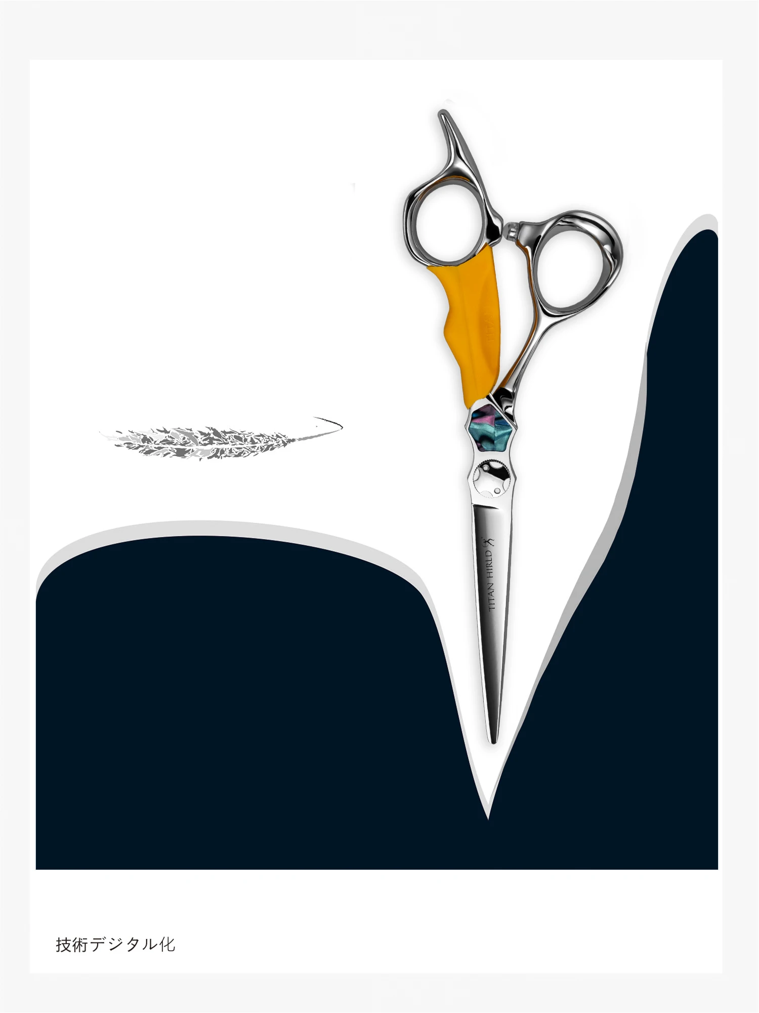 Titan Barber Hair Scissors Professional Grade Hairdressing Shears for Stylists Cutting Thininng CNC Japan Steel Hair Scissors