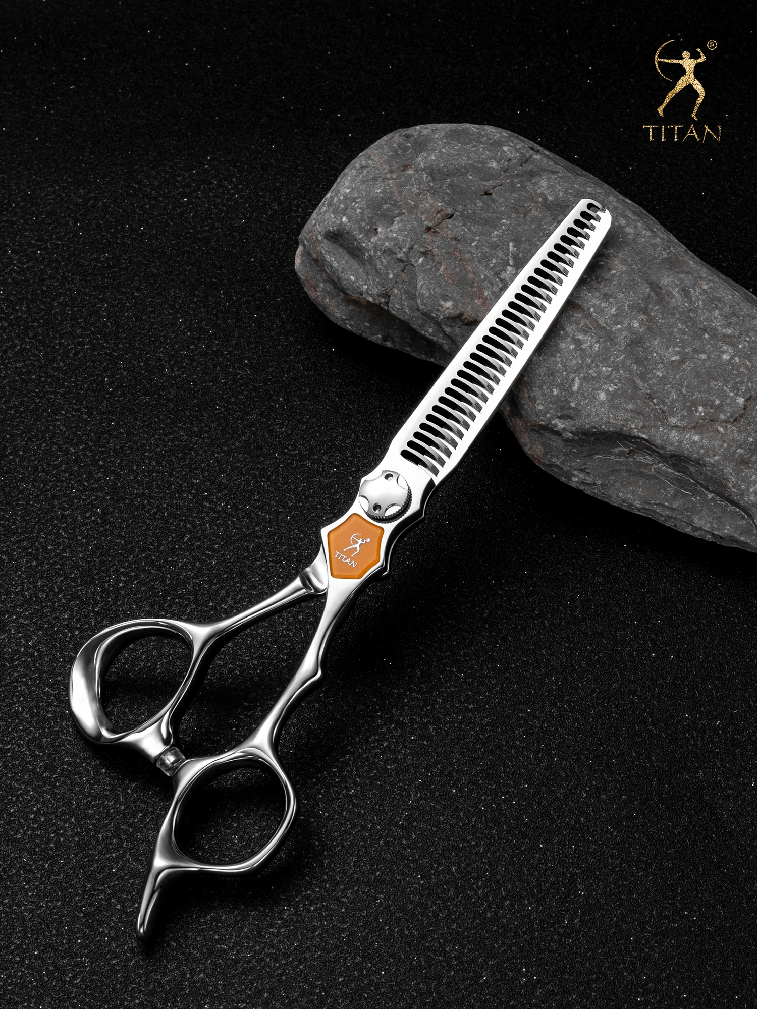 Titan Barber Hair Scissors Professional Grade Hairdressing Shears for Stylists Cutting Thininng CNC Japan Steel Hair Scissors